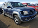 2002 Toyota Sequoia Sr5 Blue vin: 5TDBT44A12S077423