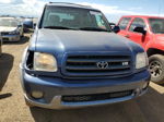 2002 Toyota Sequoia Sr5 Blue vin: 5TDBT44A12S077423