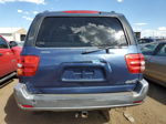 2002 Toyota Sequoia Sr5 Blue vin: 5TDBT44A12S077423