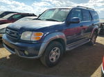 2002 Toyota Sequoia Sr5 Blue vin: 5TDBT44A12S077423