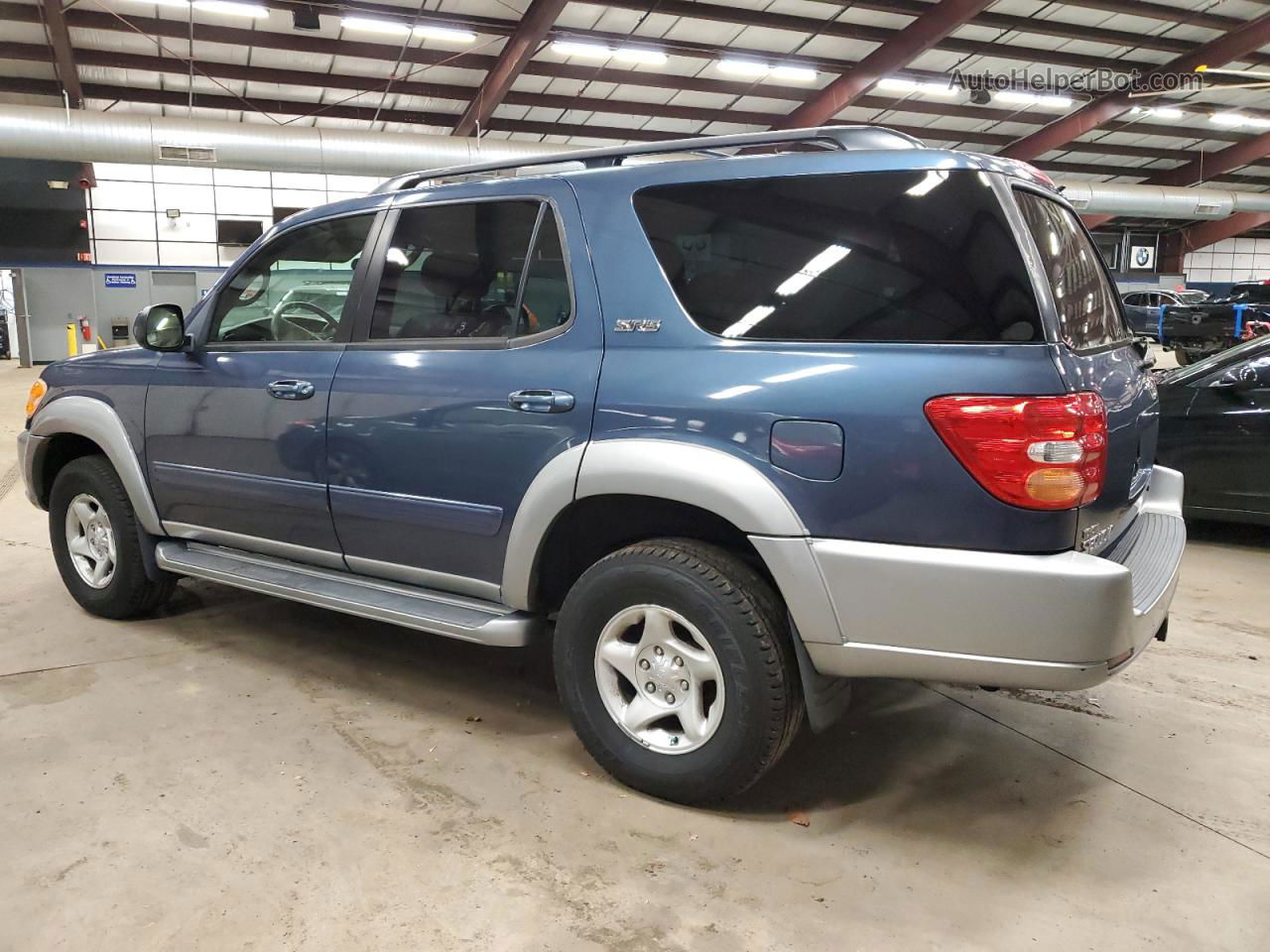 2002 Toyota Sequoia Sr5 Blue vin: 5TDBT44A22S103754