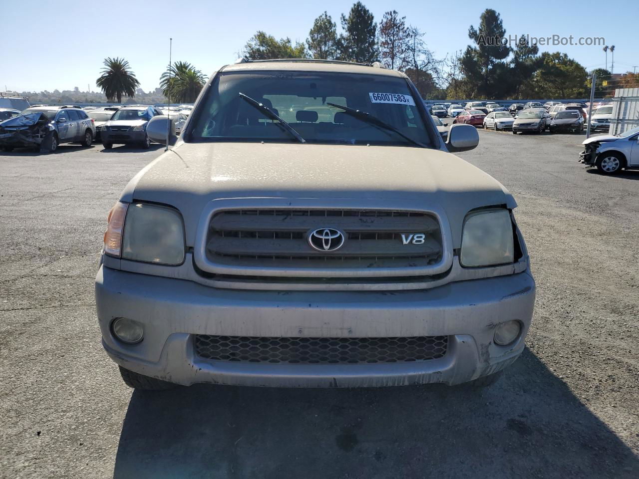 2002 Toyota Sequoia Sr5 Silver vin: 5TDBT44A22S119579