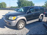 2002 Toyota Sequoia Sr5 V8 Black vin: 5TDBT44A32S070215