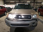 2002 Toyota Sequoia Sr5 Tan vin: 5TDBT44A32S137136