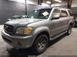 2002 Toyota Sequoia Sr5 V8 Silver vin: 5TDBT44A42S064763