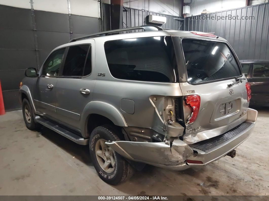 2002 Toyota Sequoia Sr5 V8 Серебряный vin: 5TDBT44A42S064763