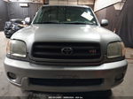 2002 Toyota Sequoia Sr5 V8 Silver vin: 5TDBT44A42S064763