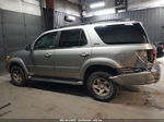 2002 Toyota Sequoia Sr5 V8 Silver vin: 5TDBT44A42S064763