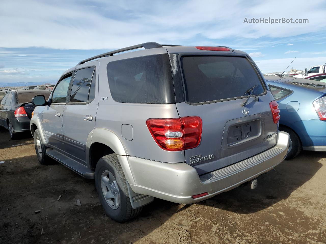 2002 Toyota Sequoia Sr5 Tan vin: 5TDBT44A42S107286