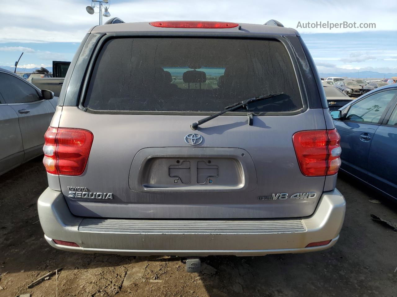 2002 Toyota Sequoia Sr5 Tan vin: 5TDBT44A42S107286