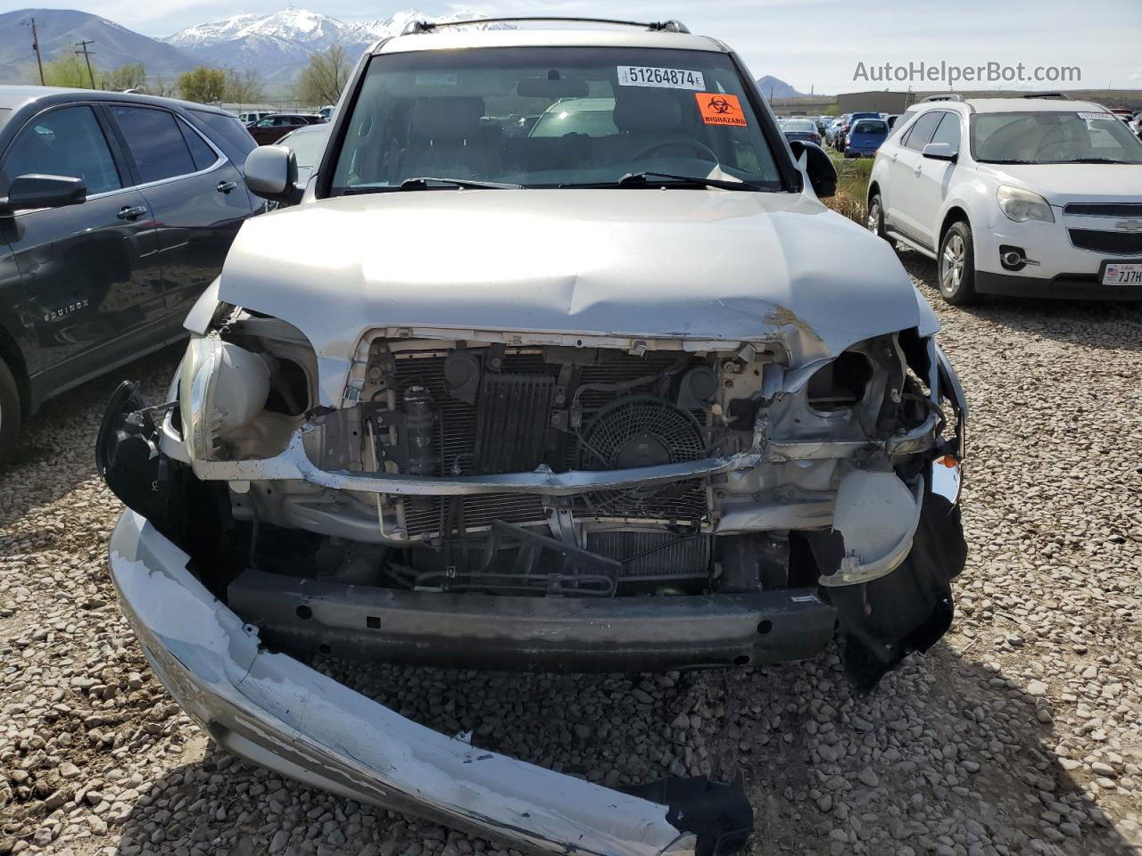 2002 Toyota Sequoia Sr5 Silver vin: 5TDBT44A52S067882