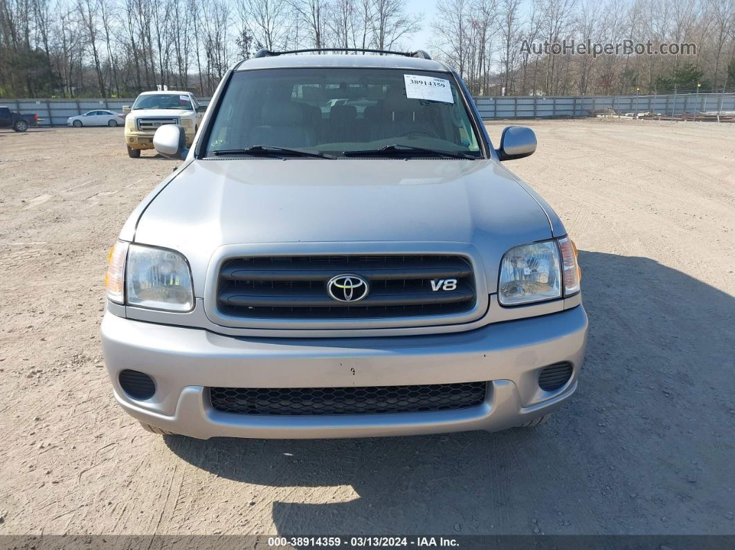 2002 Toyota Sequoia Sr5 V8 Серый vin: 5TDBT44A62S069608