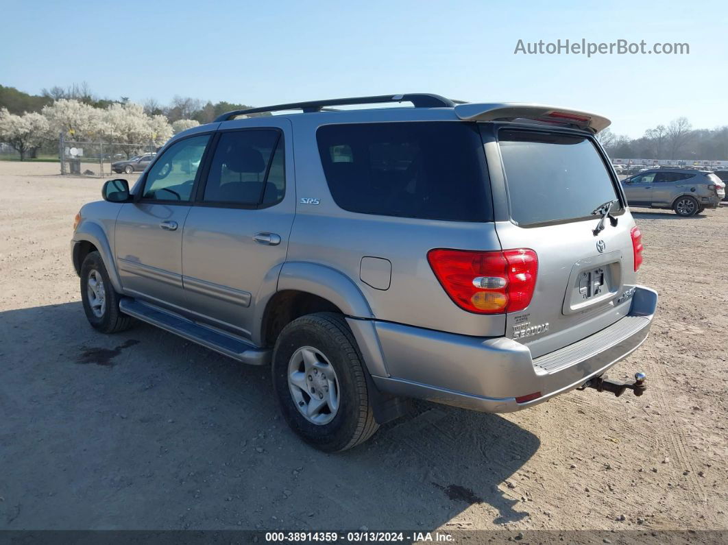 2002 Toyota Sequoia Sr5 V8 Серый vin: 5TDBT44A62S069608