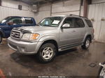 2002 Toyota Sequoia Sr5 V8 Silver vin: 5TDBT44A62S097084