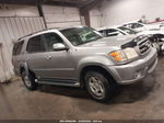 2002 Toyota Sequoia Sr5 V8 Silver vin: 5TDBT44A62S097084