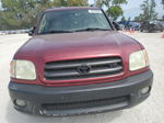 2002 Toyota Sequoia Sr5 Red vin: 5TDBT44A62S104714