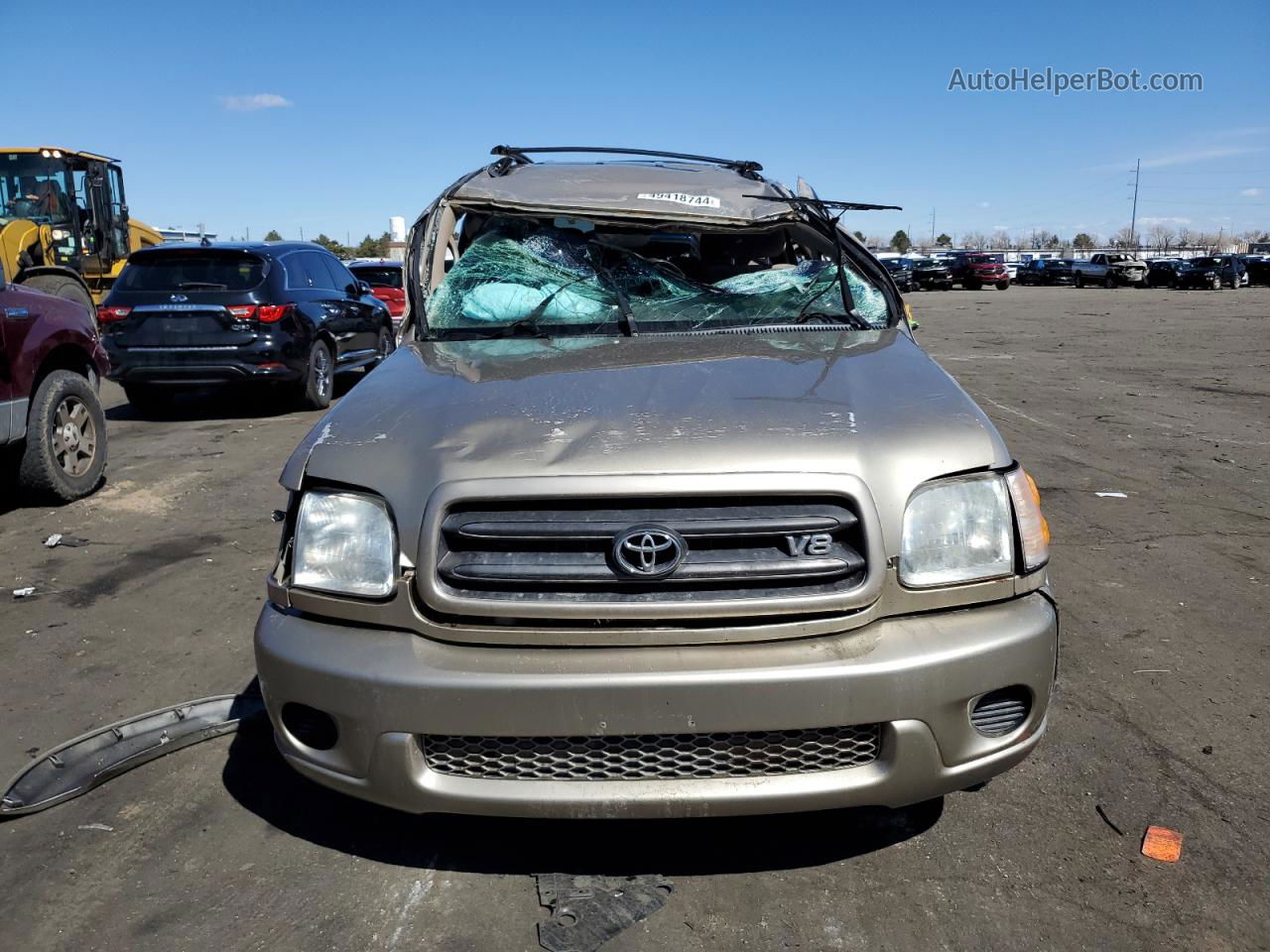 2002 Toyota Sequoia Sr5 Gold vin: 5TDBT44A72S113759