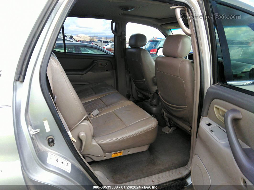 2002 Toyota Sequoia Sr5 Серебряный vin: 5TDBT44A82S100938