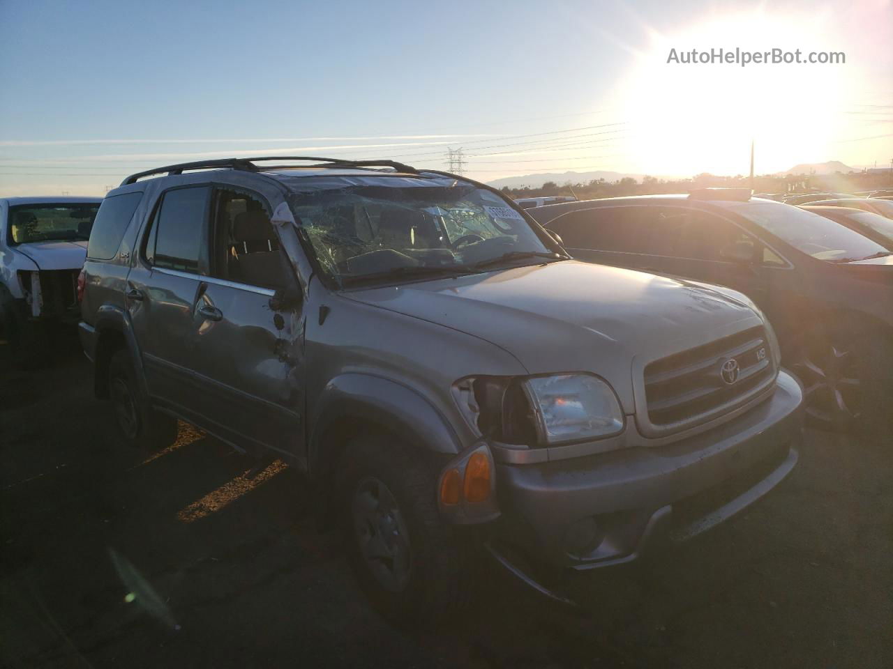 2002 Toyota Sequoia Sr5 Gold vin: 5TDBT44A92S114539