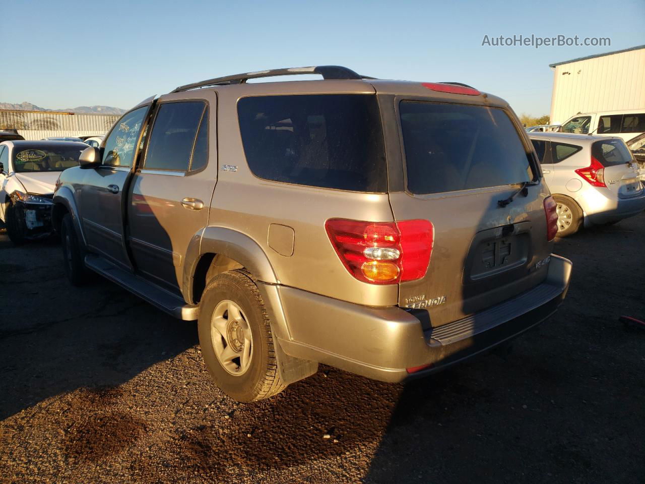 2002 Toyota Sequoia Sr5 Gold vin: 5TDBT44A92S114539