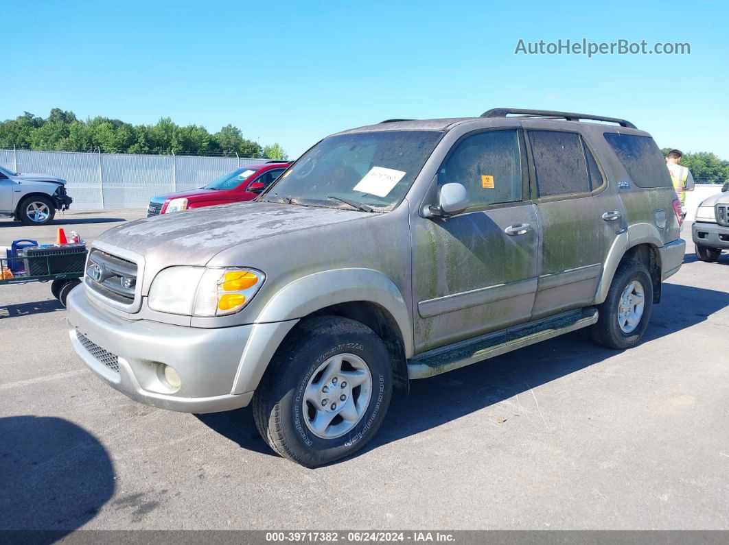 2002 Toyota Sequoia Sr5 V8 Серый vin: 5TDBT44A92S126612