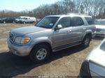 2002 Toyota Sequoia Sr5 V8 Gray vin: 5TDBT44A92S132085