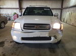 2002 Toyota Sequoia Limited White vin: 5TDBT48A02S106436