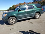 2002 Toyota Sequoia Limited Green vin: 5TDBT48A02S117341