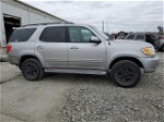 2002 Toyota Sequoia Limited Silver vin: 5TDBT48A12S064391