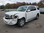 2002 Toyota Sequoia Limited White vin: 5TDBT48A12S074662