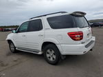 2002 Toyota Sequoia Limited White vin: 5TDBT48A12S074662