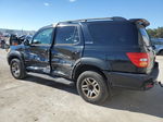 2002 Toyota Sequoia Limited Black vin: 5TDBT48A12S076962