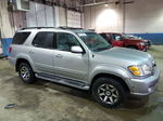 2002 Toyota Sequoia Limited Серебряный vin: 5TDBT48A12S081840