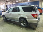 2002 Toyota Sequoia Limited Silver vin: 5TDBT48A12S081840