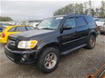 2002 Toyota Sequoia Limited Black vin: 5TDBT48A12S103898