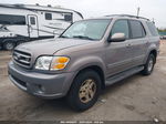 2002 Toyota Sequoia Limited V8 Gray vin: 5TDBT48A12S111483