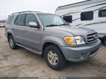 2002 Toyota Sequoia Limited V8 Gray vin: 5TDBT48A12S111483