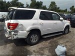 2002 Toyota Sequoia Limited White vin: 5TDBT48A12S116229