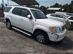 2002 Toyota Sequoia Limited White vin: 5TDBT48A12S116229