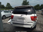 2002 Toyota Sequoia Limited White vin: 5TDBT48A12S116229