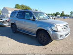 2002 Toyota Sequoia Limited Silver vin: 5TDBT48A22S109256
