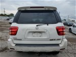 2002 Toyota Sequoia Limited White vin: 5TDBT48A22S109788