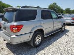 2002 Toyota Sequoia Limited Silver vin: 5TDBT48A32S087980