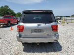 2002 Toyota Sequoia Limited Silver vin: 5TDBT48A32S087980