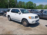 2002 Toyota Sequoia Limited V8 White vin: 5TDBT48A32S128320