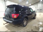 2002 Toyota Sequoia Limited Black vin: 5TDBT48A42S074218