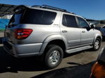 2002 Toyota Sequoia Limited Silver vin: 5TDBT48A42S106018