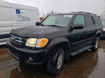 2002 Toyota Sequoia Limited Black vin: 5TDBT48A42S121859