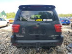 2002 Toyota Sequoia Limited Black vin: 5TDBT48A42S134126