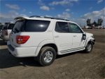 2002 Toyota Sequoia Limited White vin: 5TDBT48A52S061719
